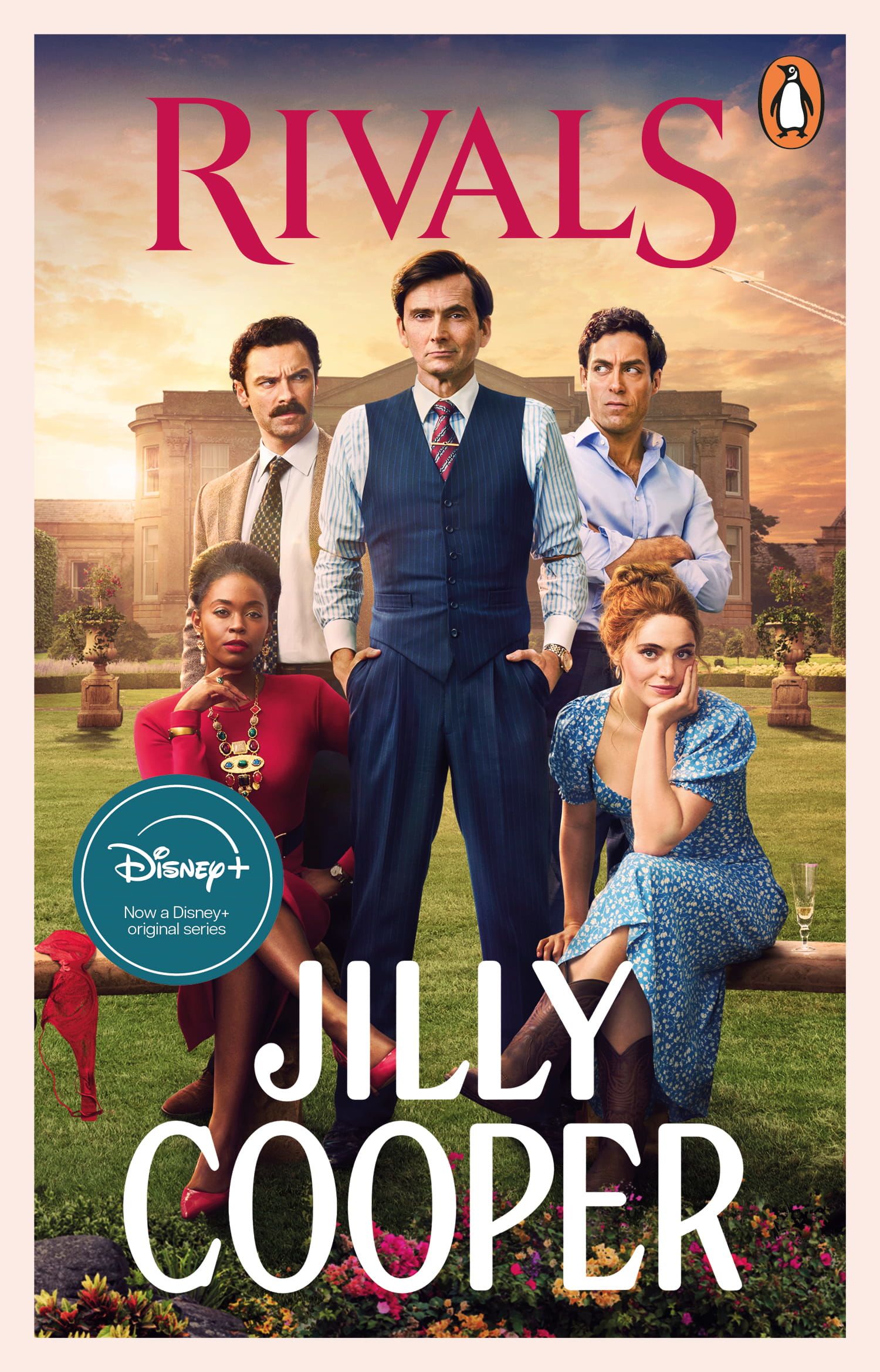 Rivals adaptation cover with the cast