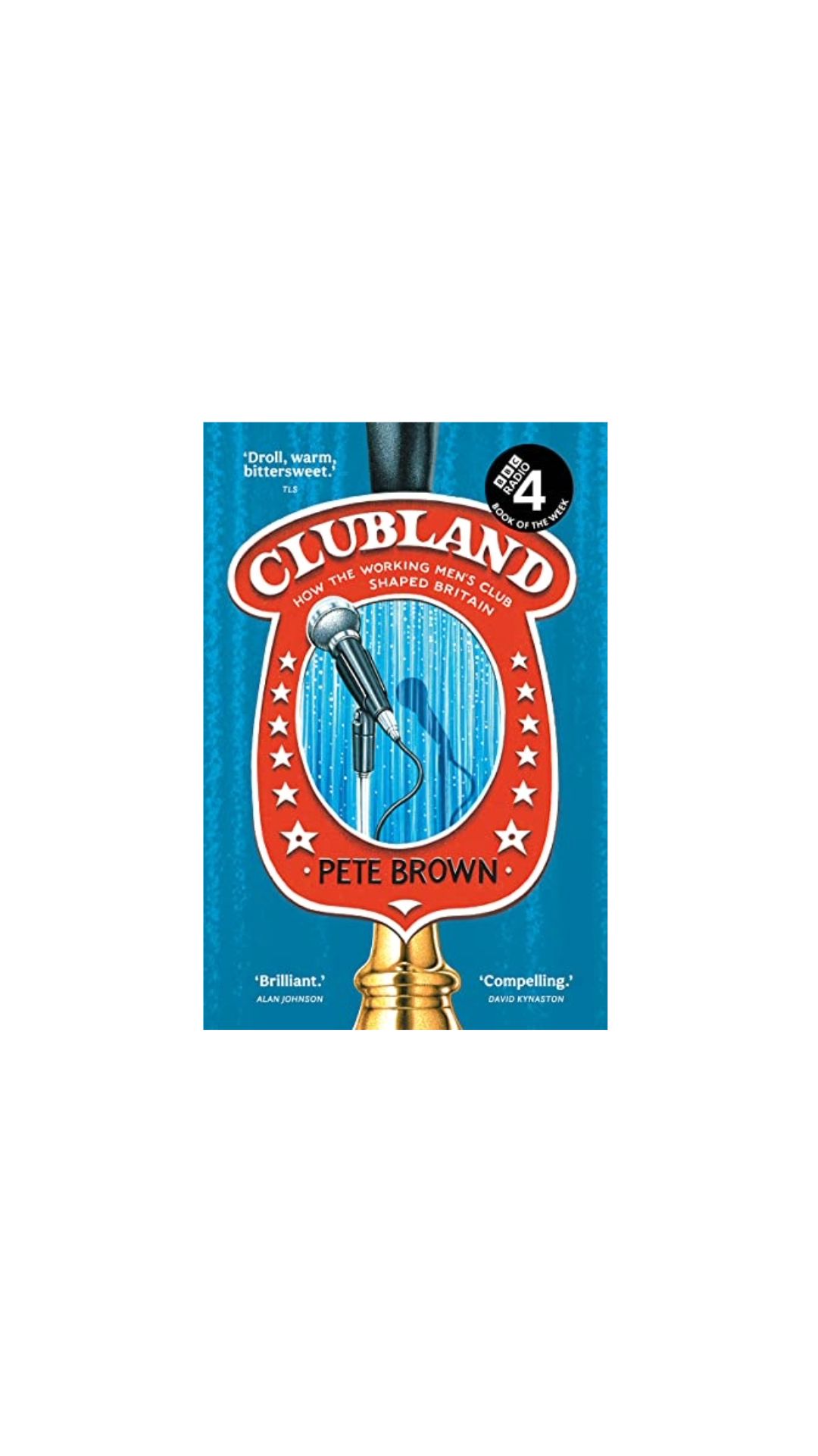 Clubland shows a microphone on the label of beer tap